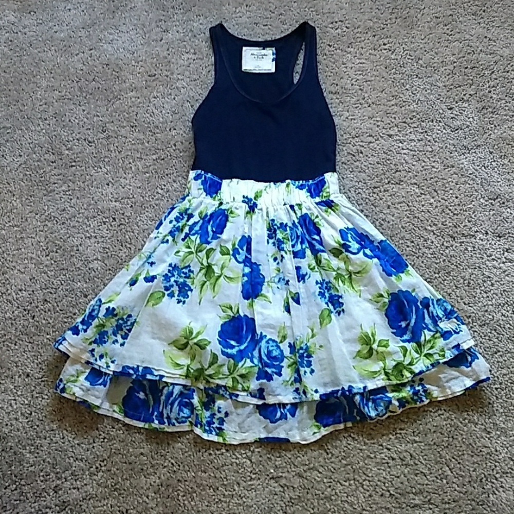 Abercrombie floral skirted dress
